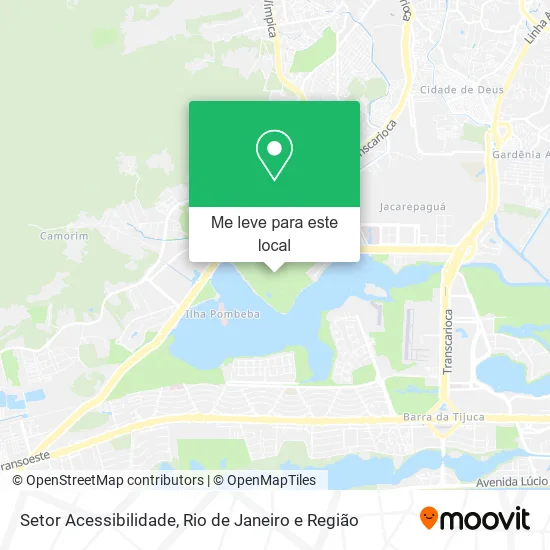 Setor Acessibilidade mapa