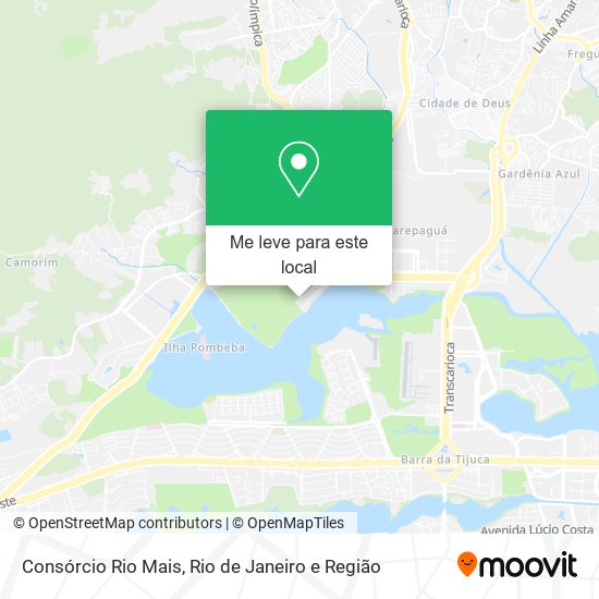 Consórcio Rio Mais mapa