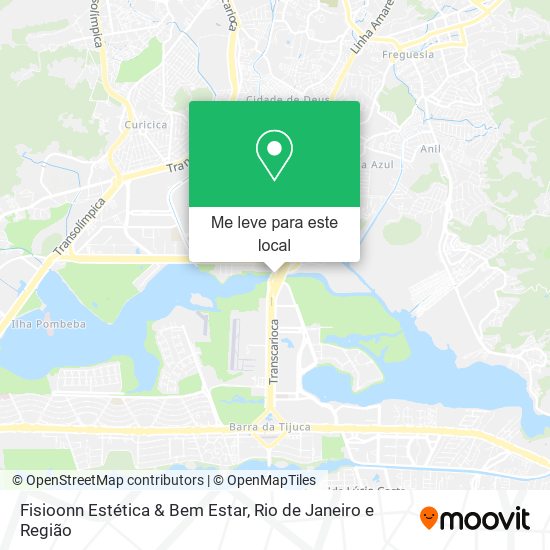 Fisioonn Estética & Bem Estar mapa