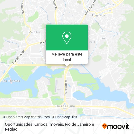 Oportunidades Karioca Imóveis mapa