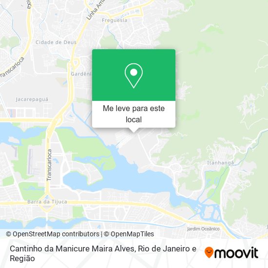 Cantinho da Manicure Maira Alves mapa