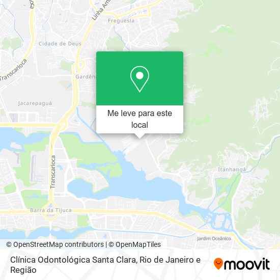 Clínica Odontológica Santa Clara mapa
