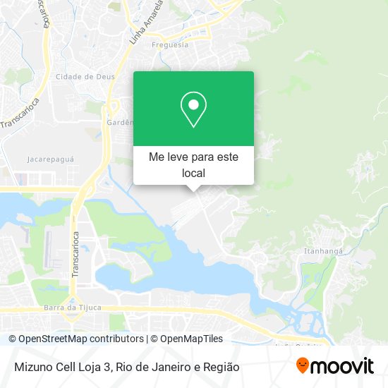 Mizuno Cell Loja 3 mapa