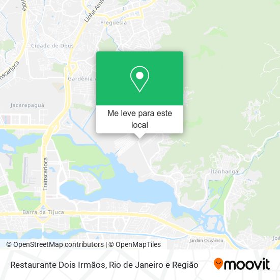 Restaurante Dois Irmãos mapa