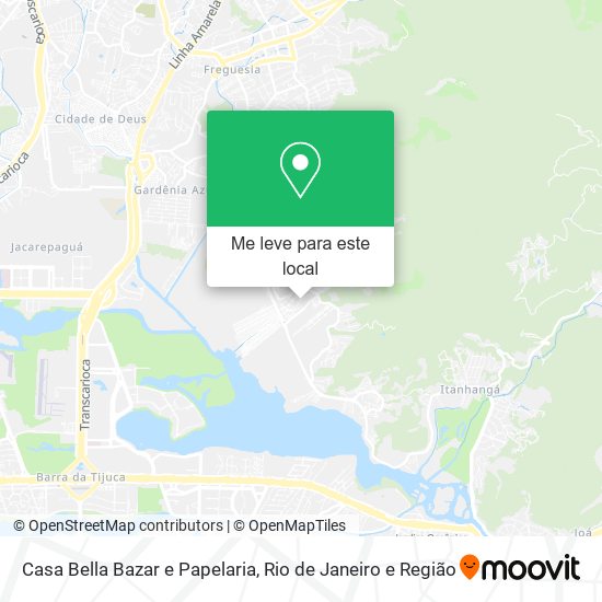 Casa Bella Bazar e Papelaria mapa