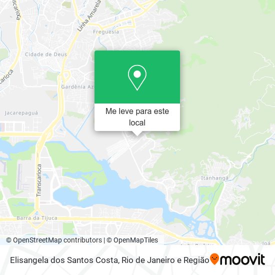 Elisangela dos Santos Costa mapa
