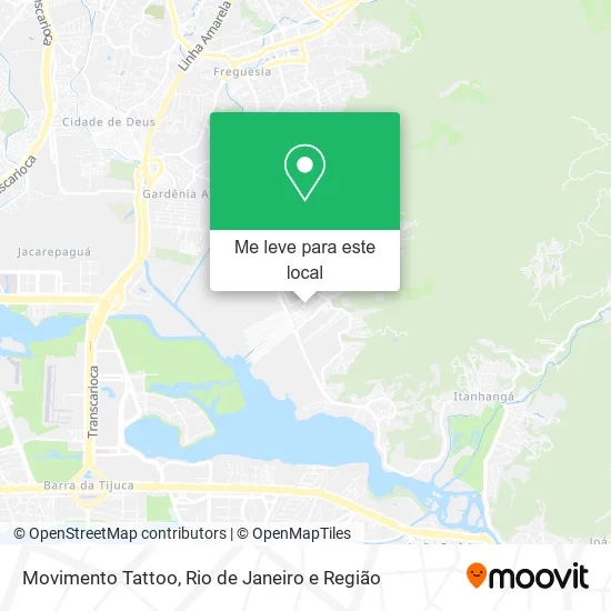 Movimento Tattoo mapa