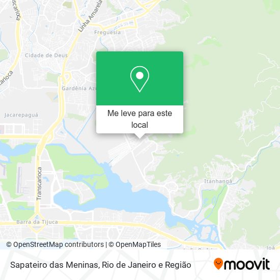 Sapateiro das Meninas mapa