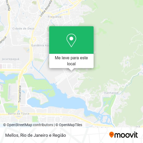 Mellos mapa