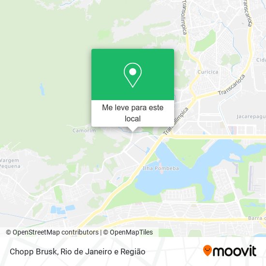 Chopp Brusk mapa