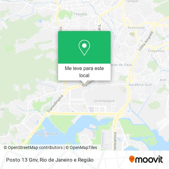 Posto 13 Gnv mapa