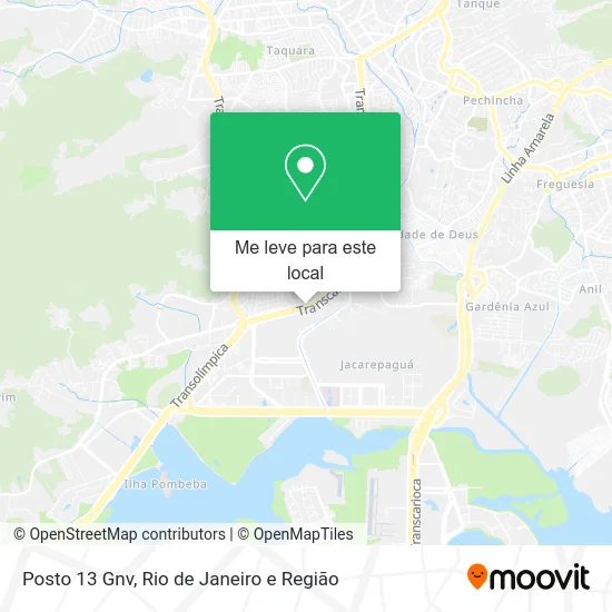 Posto 13 Gnv mapa