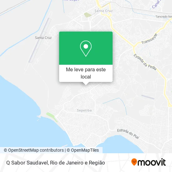 Q Sabor Saudavel mapa
