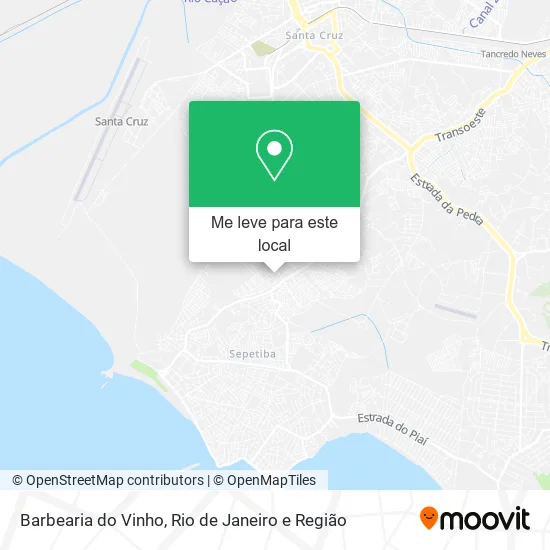 Barbearia do Vinho mapa