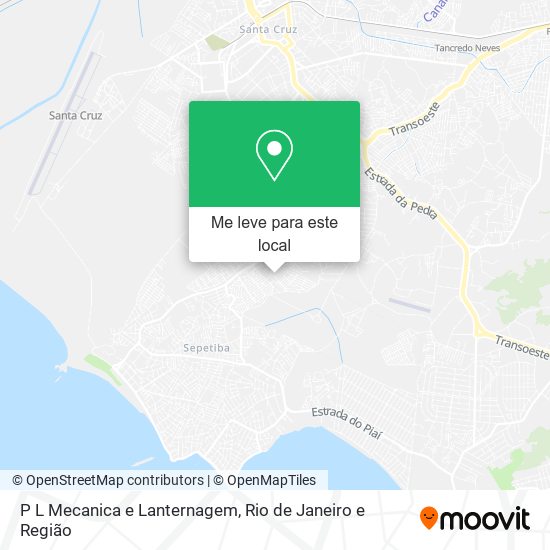 P L Mecanica e Lanternagem mapa