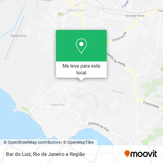 Bar do Luiz mapa