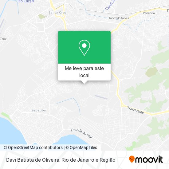 Davi Batista de Oliveira mapa