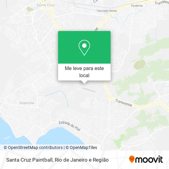 Santa Cruz Paintball mapa