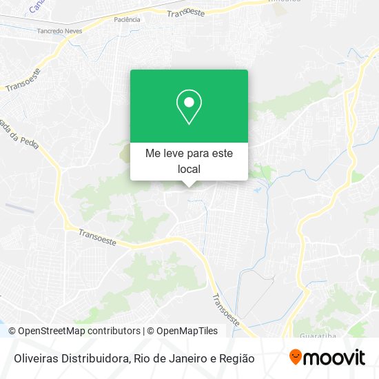 Oliveiras Distribuidora mapa