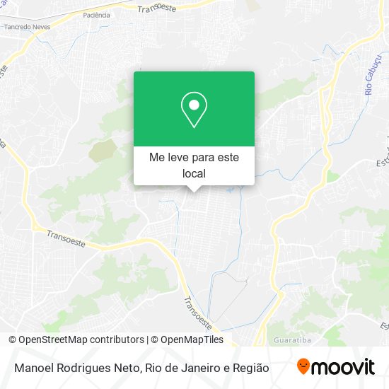 Manoel Rodrigues Neto mapa