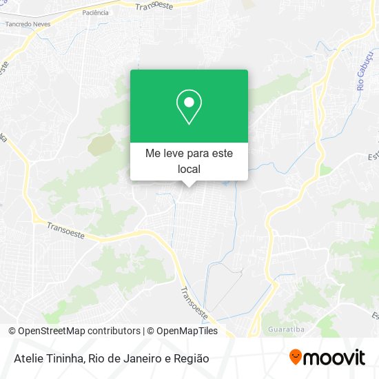 Atelie Tininha mapa