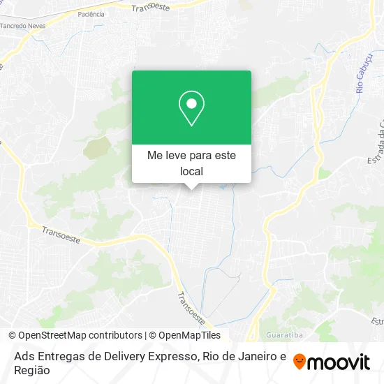 Ads Entregas de Delivery Expresso mapa