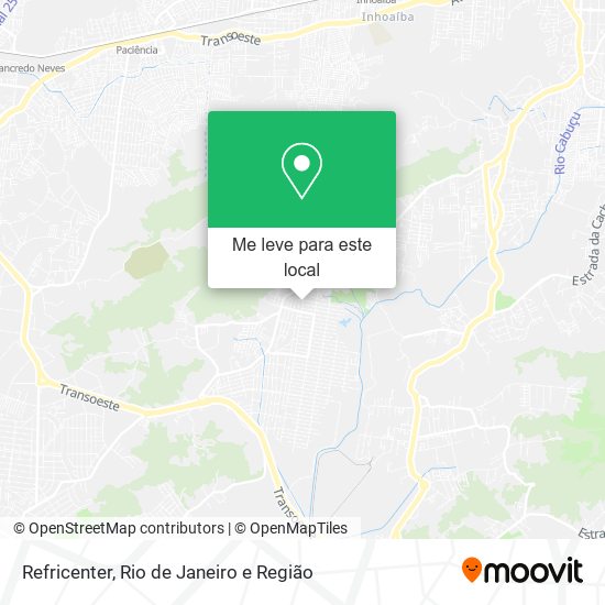 Refricenter mapa