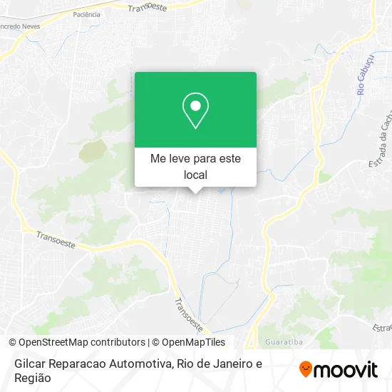 Gilcar Reparacao Automotiva mapa