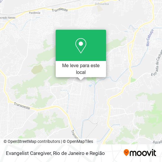 Evangelist Caregiver mapa