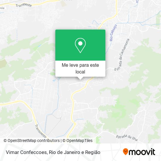 Vimar Confeccoes mapa