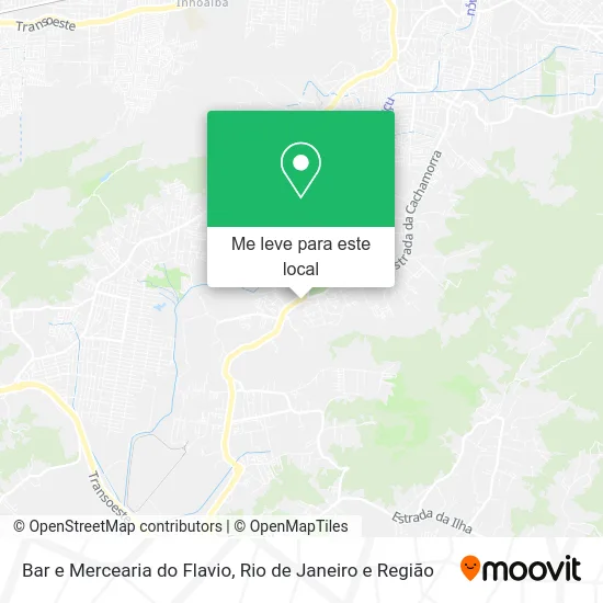 Bar e Mercearia do Flavio mapa
