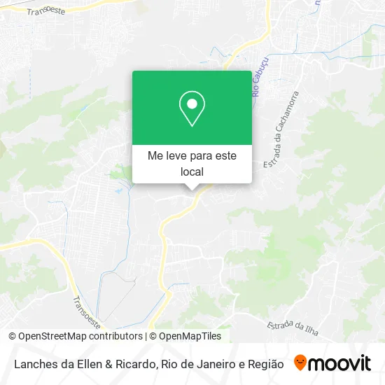 Lanches da Ellen & Ricardo mapa