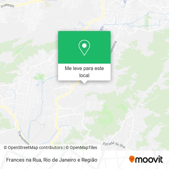Frances na Rua mapa