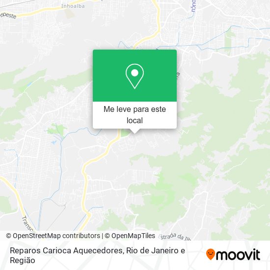 Reparos Carioca Aquecedores mapa