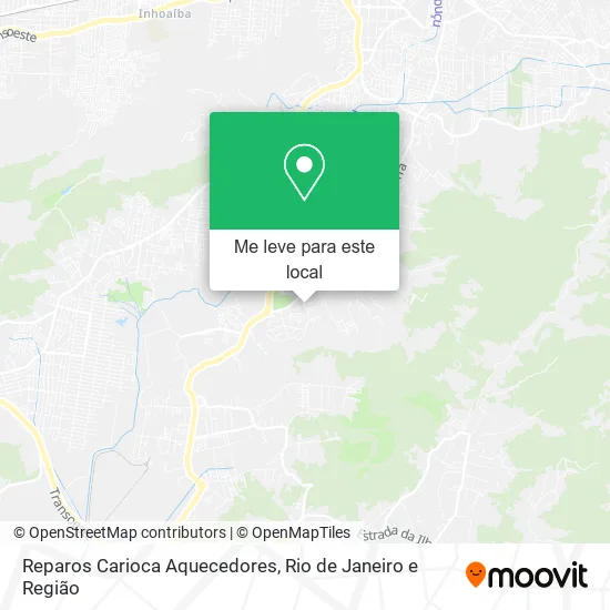 Reparos Carioca Aquecedores mapa