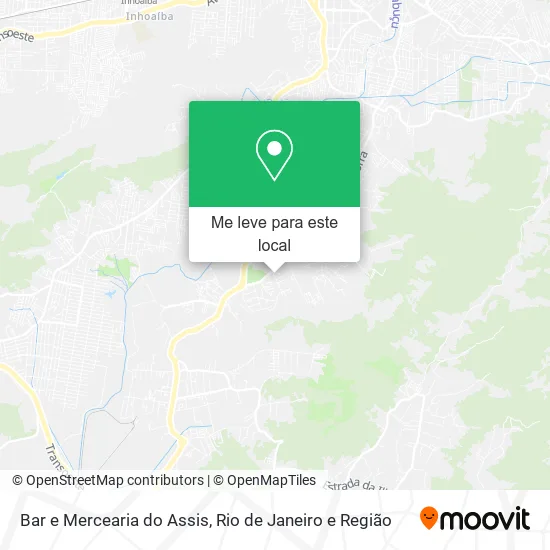 Bar e Mercearia do Assis mapa