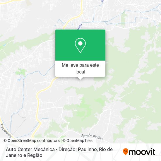 Auto Center Mecânica - Direção: Paulinho mapa