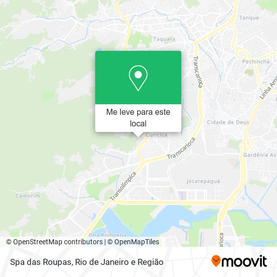 Spa das Roupas mapa