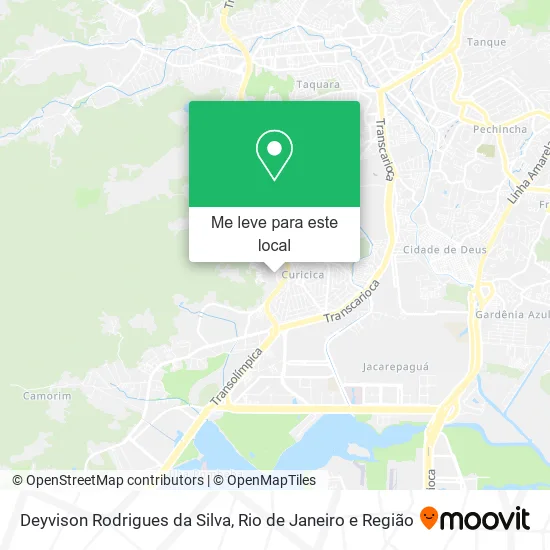 Deyvison Rodrigues da Silva mapa