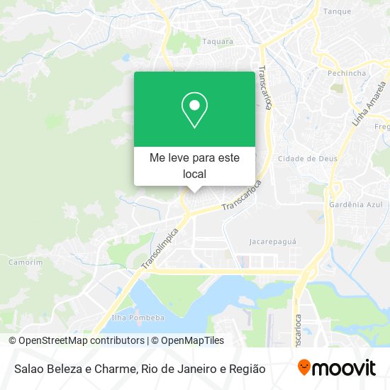 Salao Beleza e Charme mapa