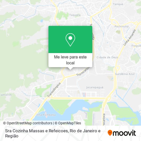 Sra Cozinha Massas e Refeicoes mapa