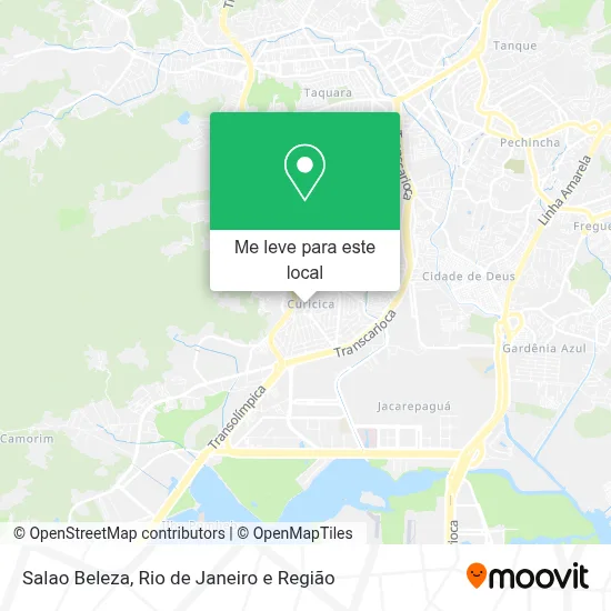 Salao Beleza mapa