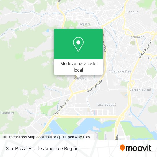Sra. Pizza mapa