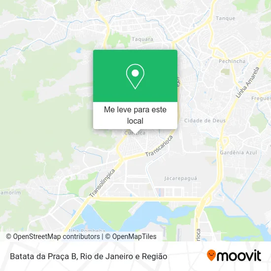 Batata da Praça B mapa