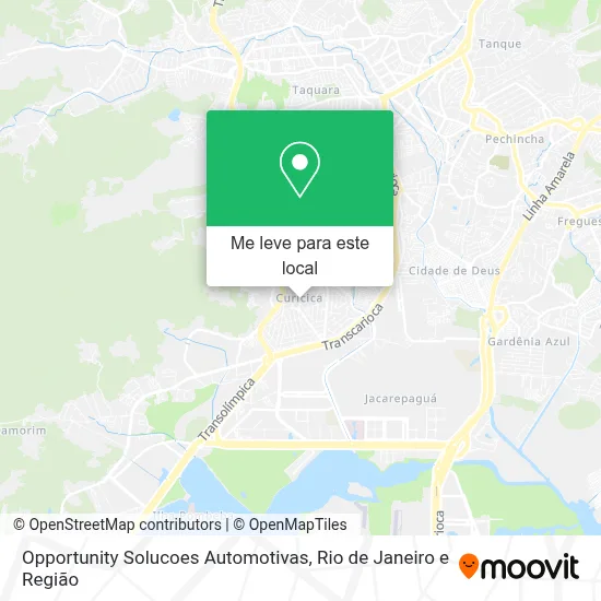 Opportunity Solucoes Automotivas mapa