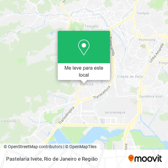Pastelaria Ivete mapa