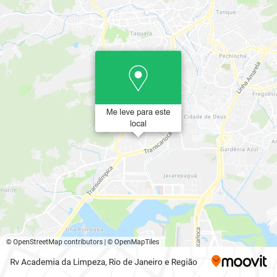 Rv Academia da Limpeza mapa