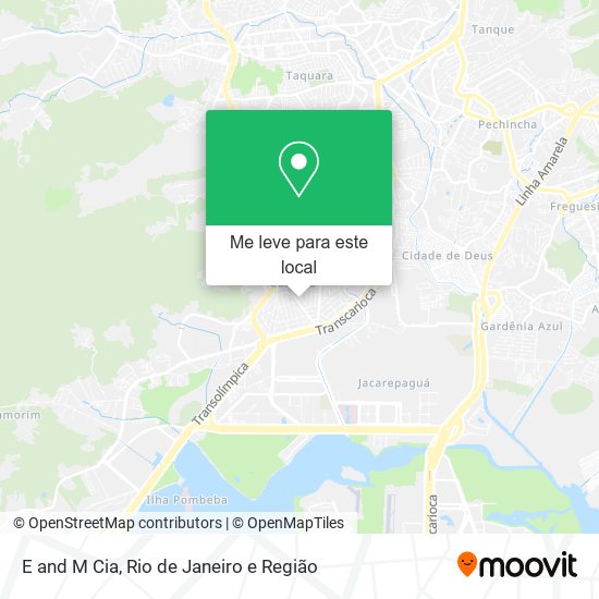 E and M Cia mapa