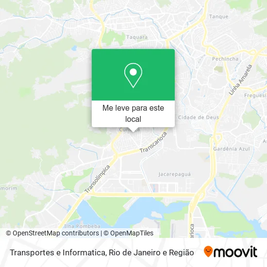 Transportes e Informatica mapa