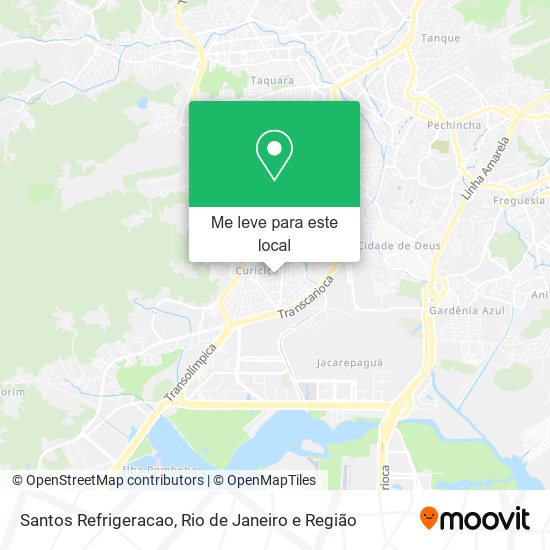 Santos Refrigeracao mapa